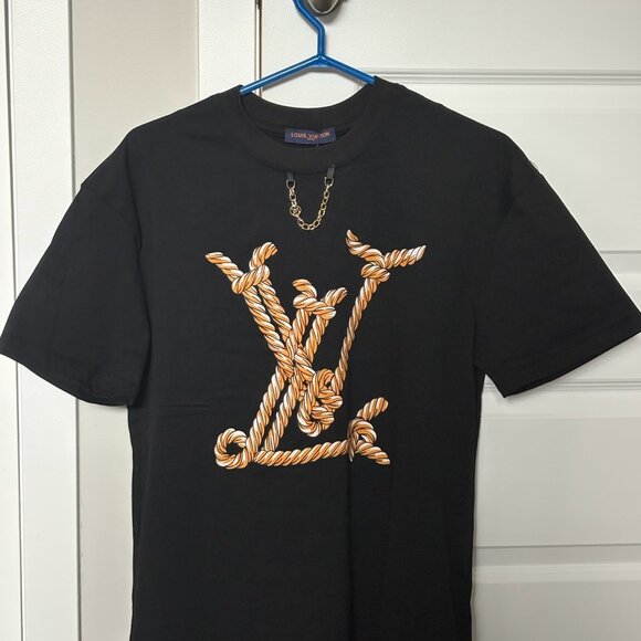 Louis Vuitton Black Graphic Men's or Woman T-Shirt Size L - Picture 2 of 4
